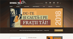 Desktop Screenshot of izvorulvietii.ro